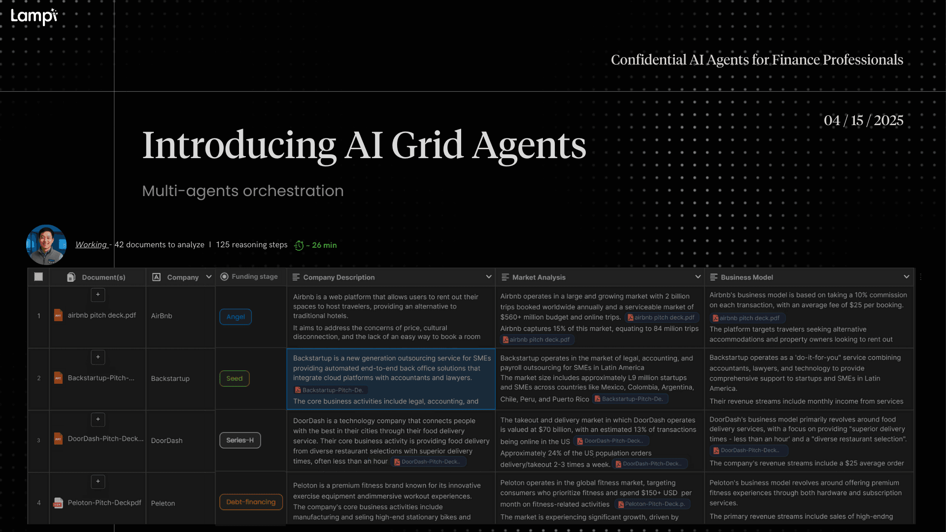 Introducing AI Grid Agents: our Advanced Multi-Agents Spreadsheet